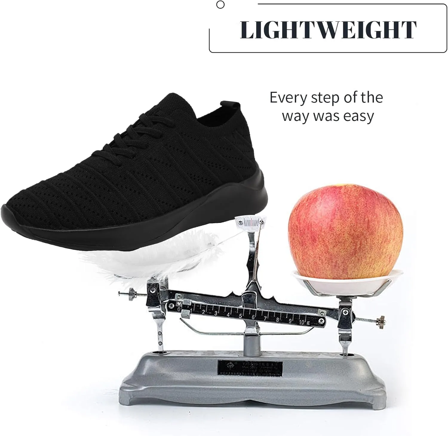Womens Tennis Slip On Running Shoes Breathable Sneakers Athletic Lightweight Gym Sports Walking Shoes
