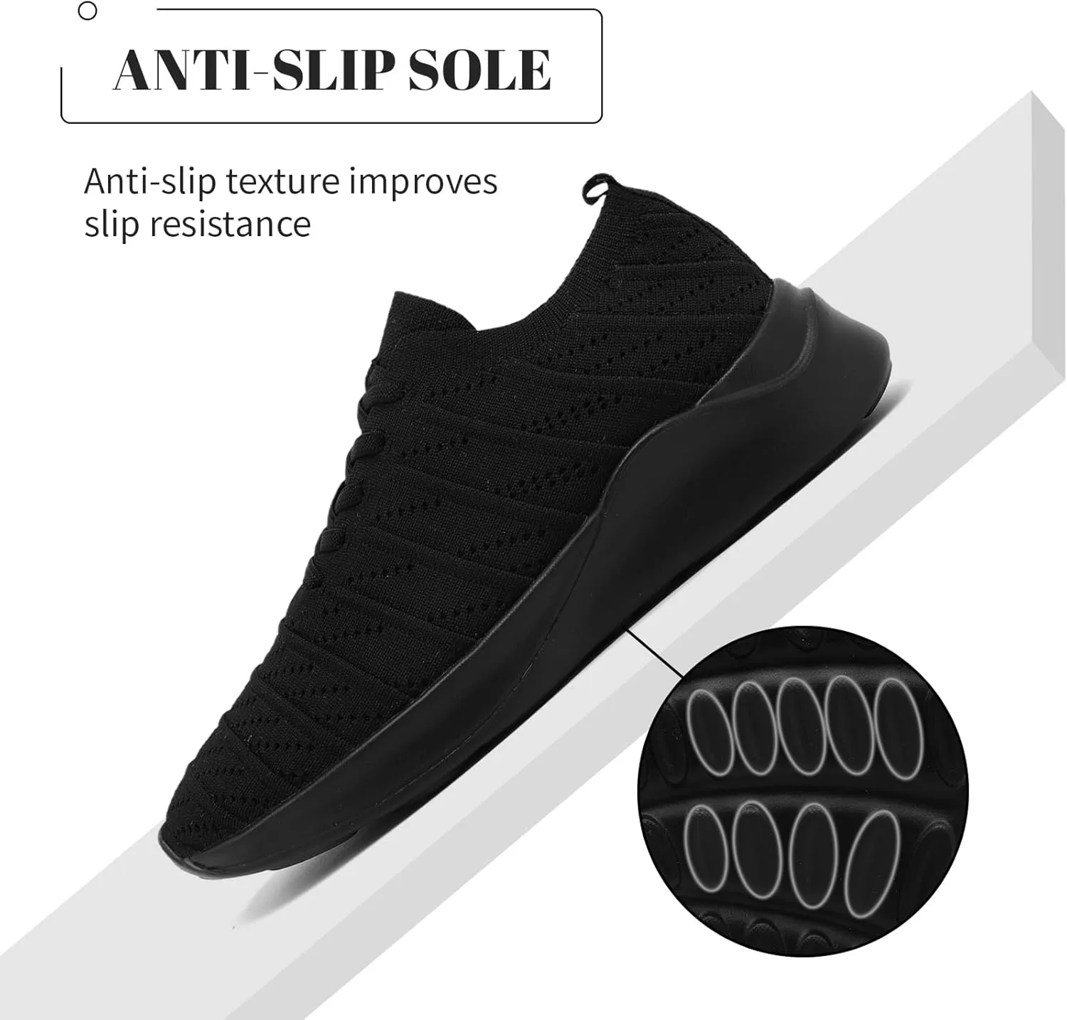 Womens Tennis Slip On Running Shoes Breathable Sneakers Athletic Lightweight Gym Sports Walking Shoes