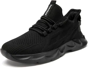 Womens Tennis Slip On Running Shoes Breathable Sneakers Athletic Lightweight Gym Sports Walking Shoes