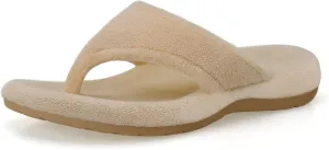 Women's Thong Spa Slippers with Arch Support Flip Flop House Slippers for Women Indoor and Outdoor