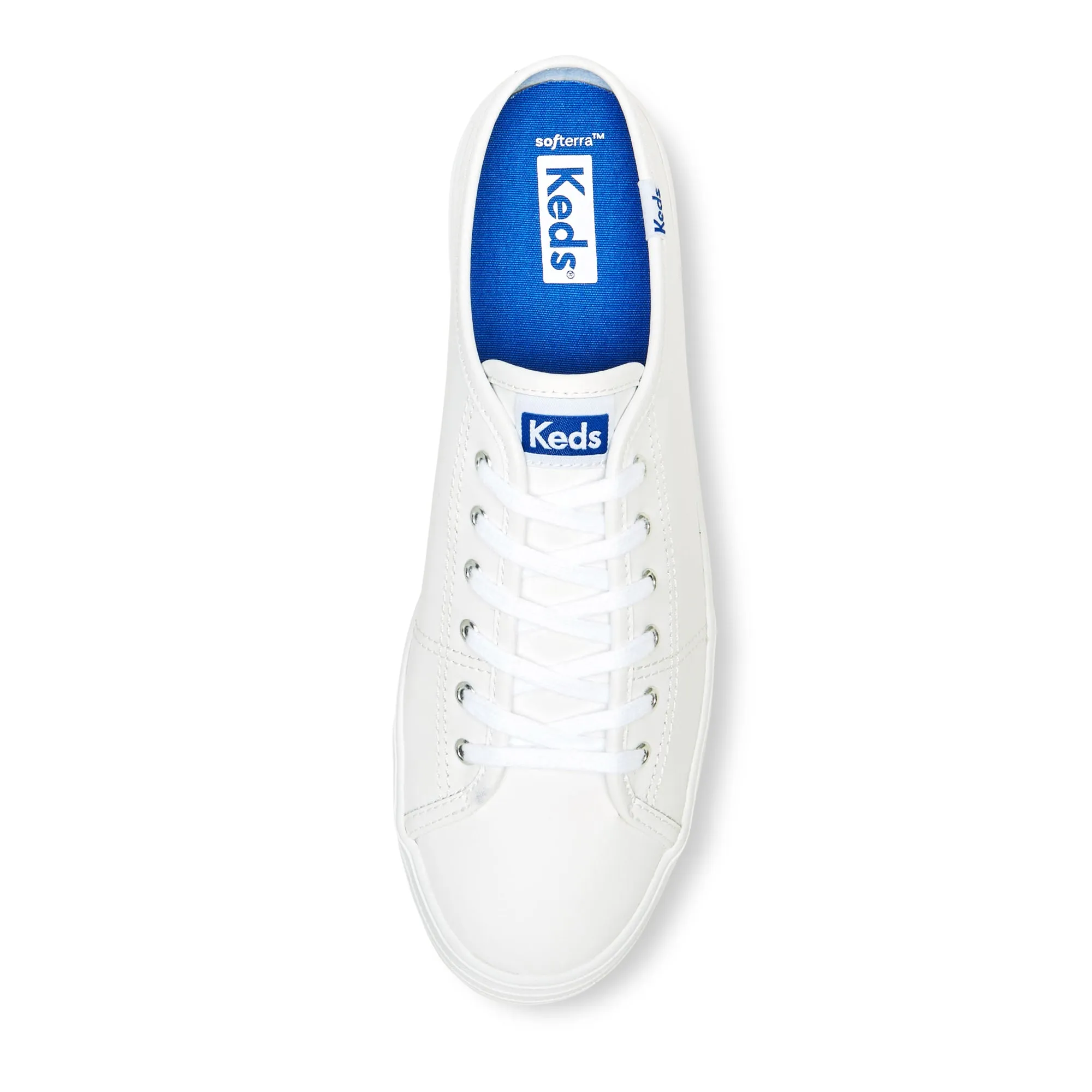 Women's Triple Kick Mule Leather White