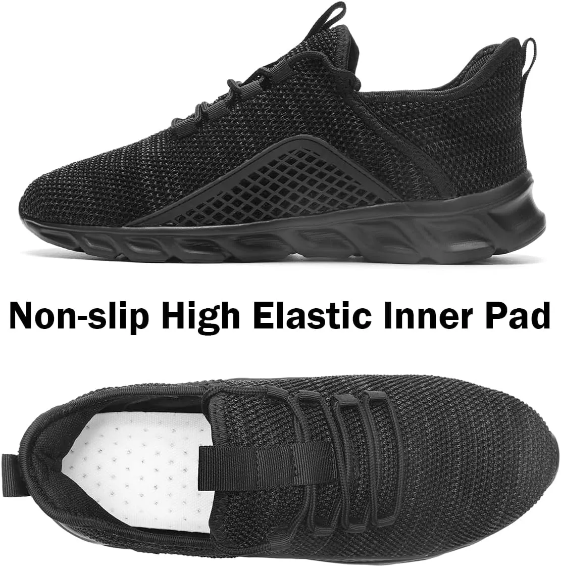 Womens Walking Shoes Running Sneakers Slip On Tennis Sport Workout Gym Athletic Outdoor Travel Work Lightweight Fashion Breathable Comfortable Shoe
