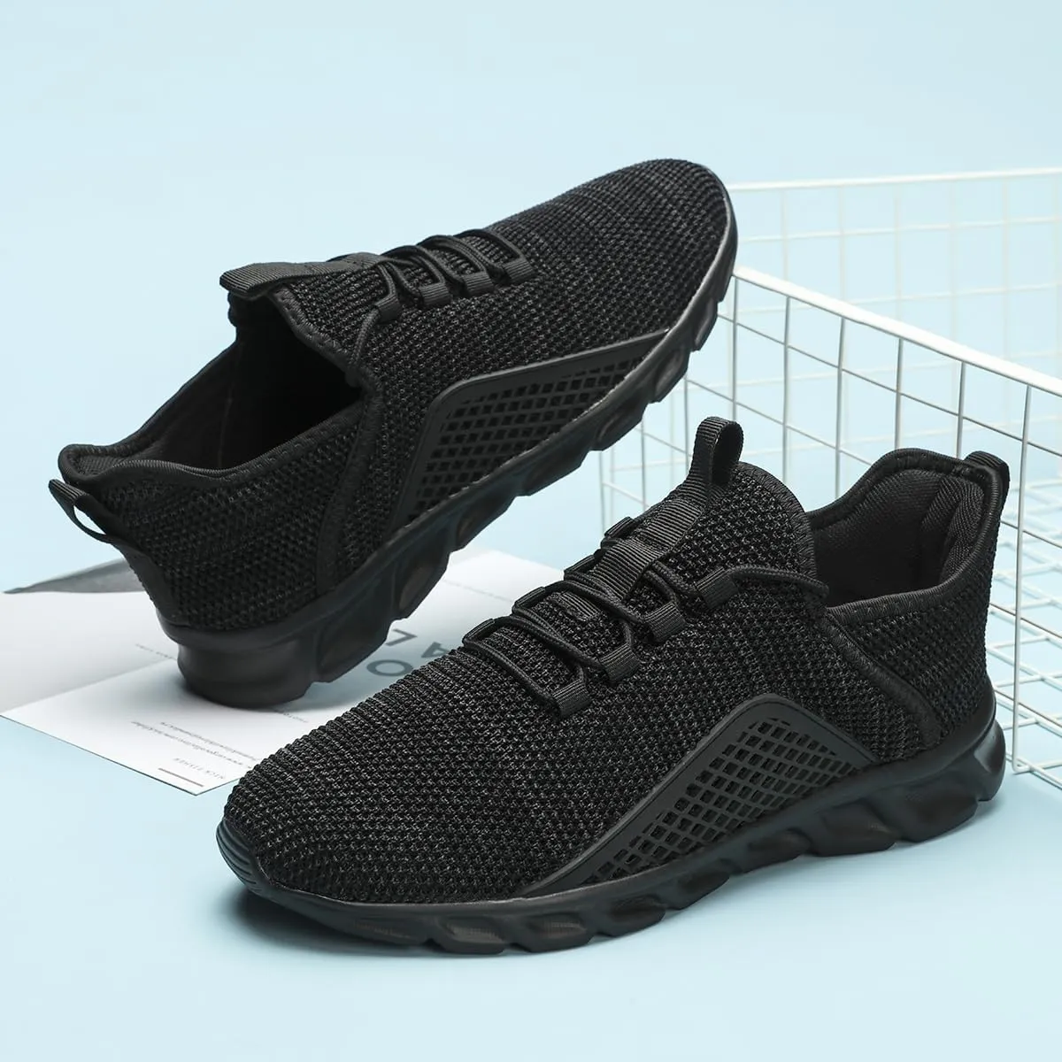 Womens Walking Shoes Running Sneakers Slip On Tennis Sport Workout Gym Athletic Outdoor Travel Work Lightweight Fashion Breathable Comfortable Shoe