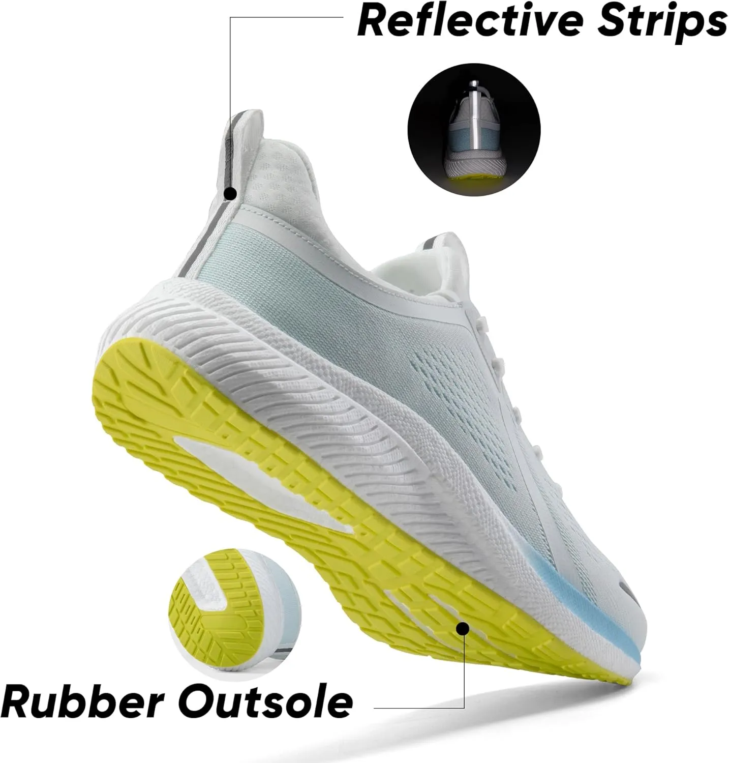 Women's Walking Shoes Slip On Non Slip Running Tennis Breathable Lightweight Comfortable Athletic Gym Workout Sneakers