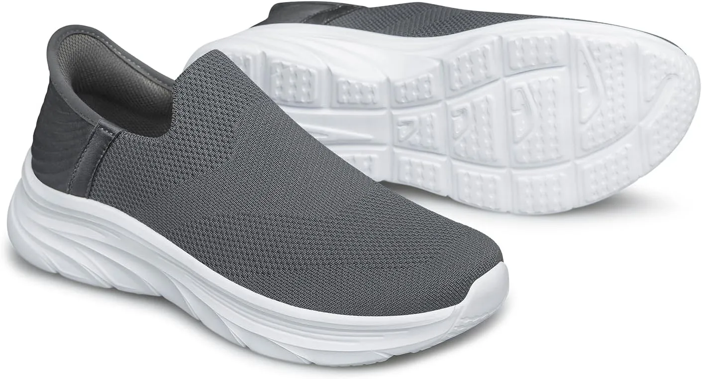 Women's Walking Shoes Slip On Sneakers Comfort Lightweight Non Slip Workout Gym Nurse Shoes