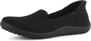 Womens Wide Toe Box Slip on Walking Shoes Non Slip Shoes Arch Support Casual Loafers Soft Knit Shoes