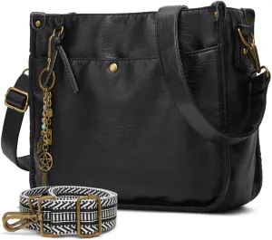 Worldlyda Crossbody Bags for Women Soft Vegan Leather Shoulder Bags Handbags and Purses for Women hobo bag