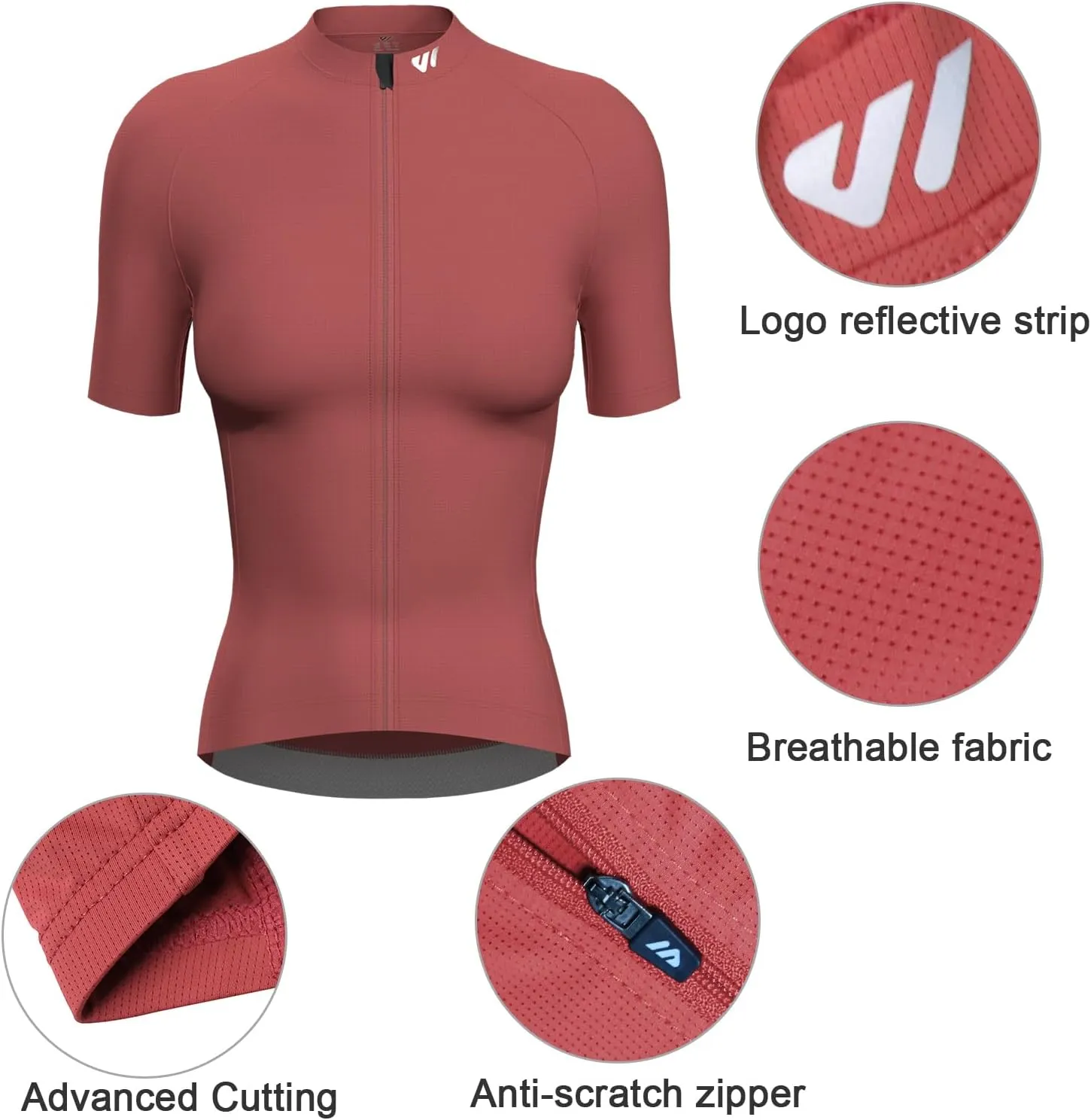 Wulibike Cycling Jersey Women Long Sleeve,Bike Shirts for Women Biking Tops Breathable Cycle Jerseys with 4 Pockets