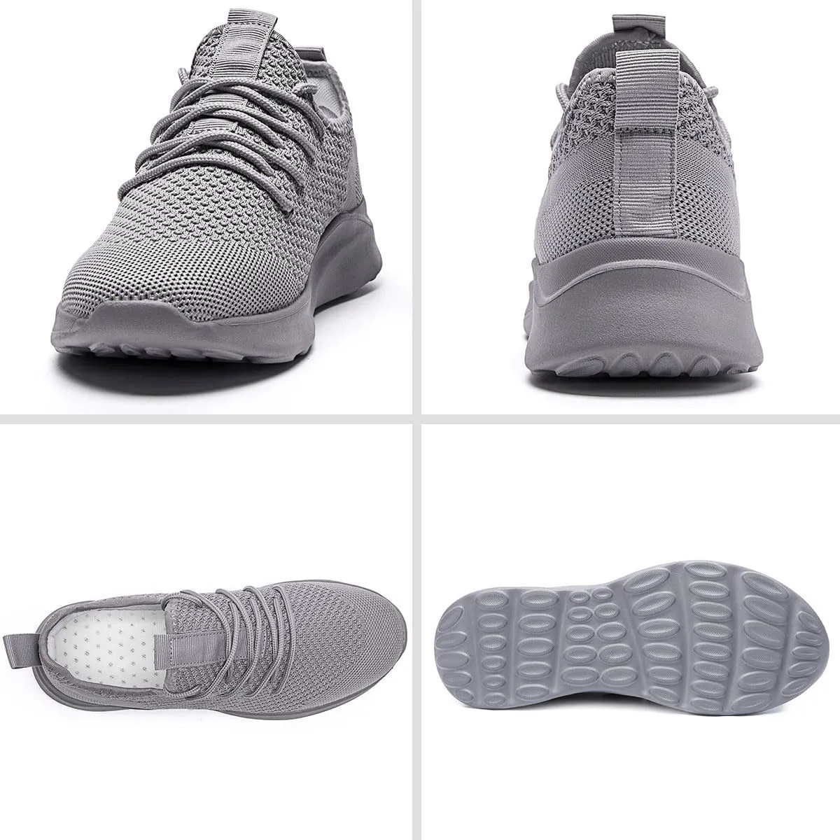 WYGRQBN Mens Walking Shoes Lightweight Breathable Slip On Running Shoes Gym Workout Tennis Fashion Sneakers