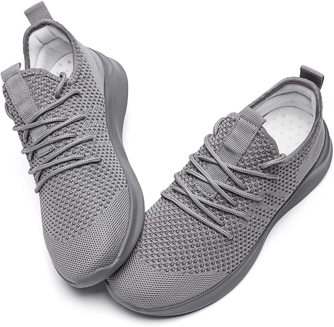 WYGRQBN Mens Walking Shoes Lightweight Breathable Slip On Running Shoes Gym Workout Tennis Fashion Sneakers