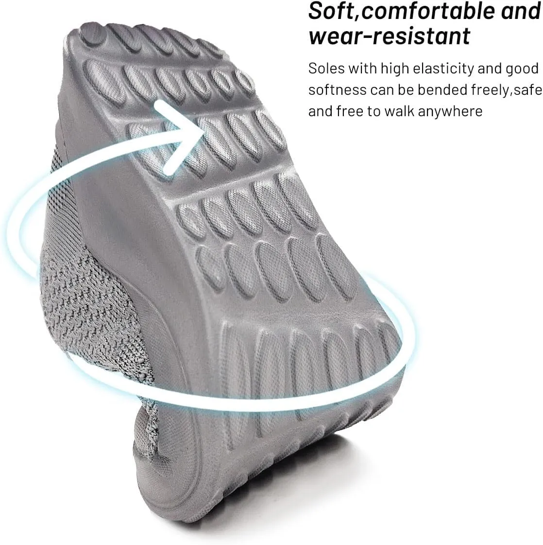 WYGRQBN Mens Walking Shoes Lightweight Breathable Slip On Running Shoes Gym Workout Tennis Fashion Sneakers