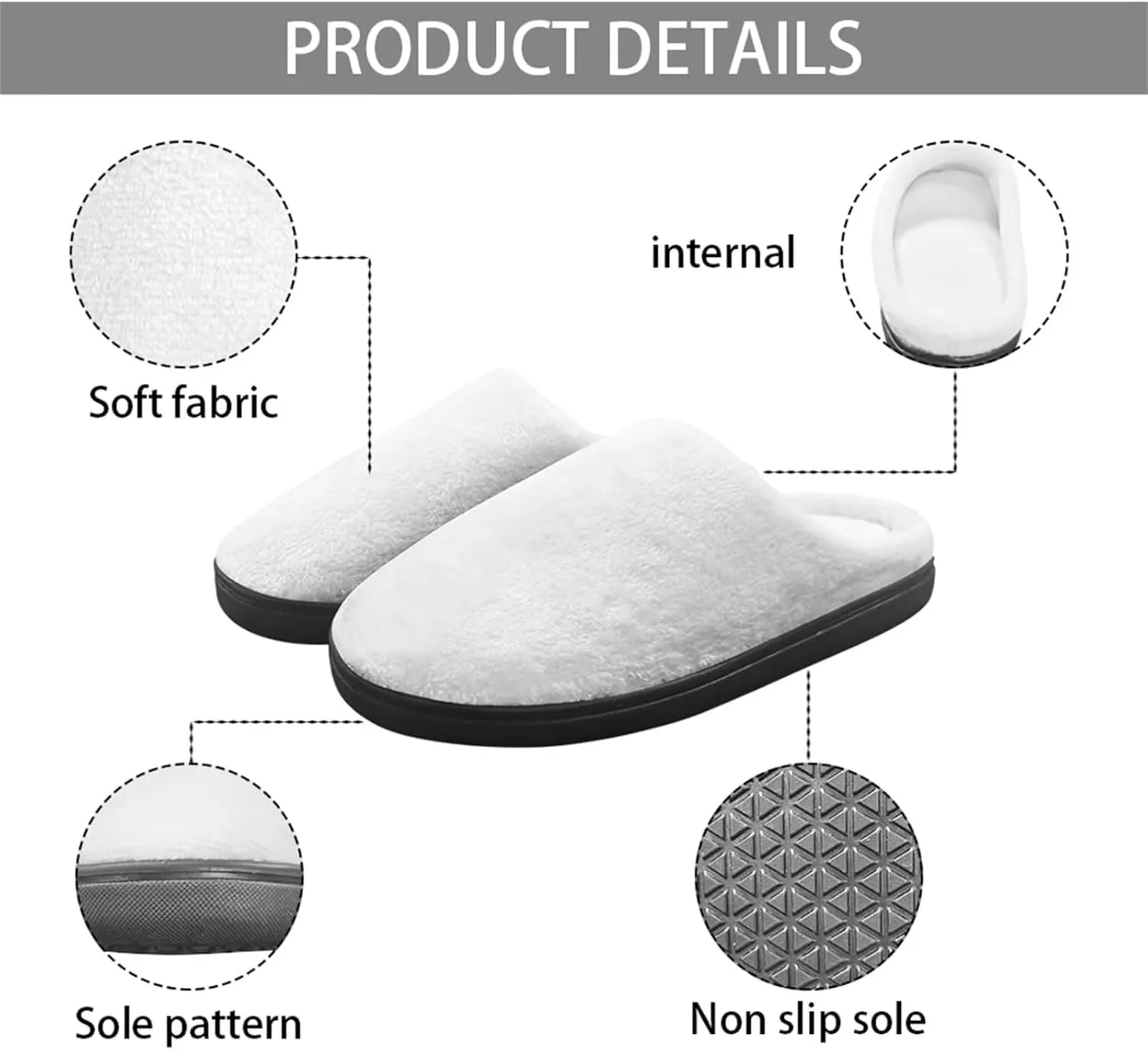 Xpyiqun House Slippers Kids Slip On Shoes Size 9-14.5 Warm Cozy Boys Girls Home Slippers Bedroom Shoes