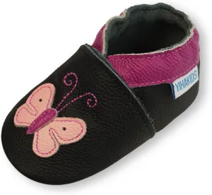 YIHAKIDS Baby Leather Shoes Soft Sole First Walking Moccasins Infants Toddler Boys Girls Crawling Slippers Slip-on Shoes with Elastic Ankle