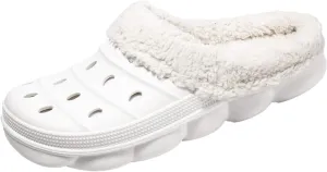 YUKTOPA Unisex Garden Clogs House Slippers Fur Lined Winter Breathable Walking Garden Shoes Warm Non-Slip Mule Footwear