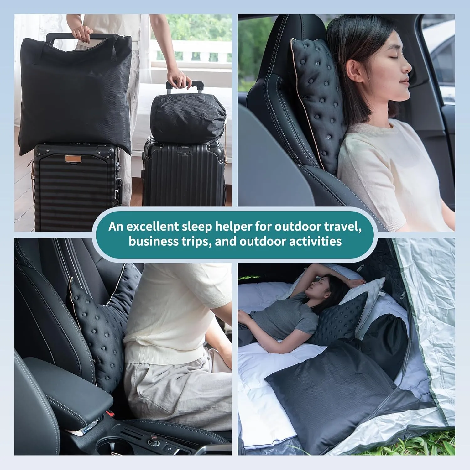 YZ HOME Bed Pillow for Side and Back Sleepers King Size Side Sleeper Pillow with Adjustable Memory Foam Filling for Neck and Shoulder Pain - Additional Storage Bag Included,Black