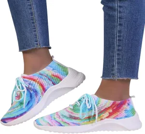 ZBYY Womens Walking Tennis Shoes Breathable Slip On Casual Sneakers for Gym Mesh Workout Fitness Running Sports Shoes