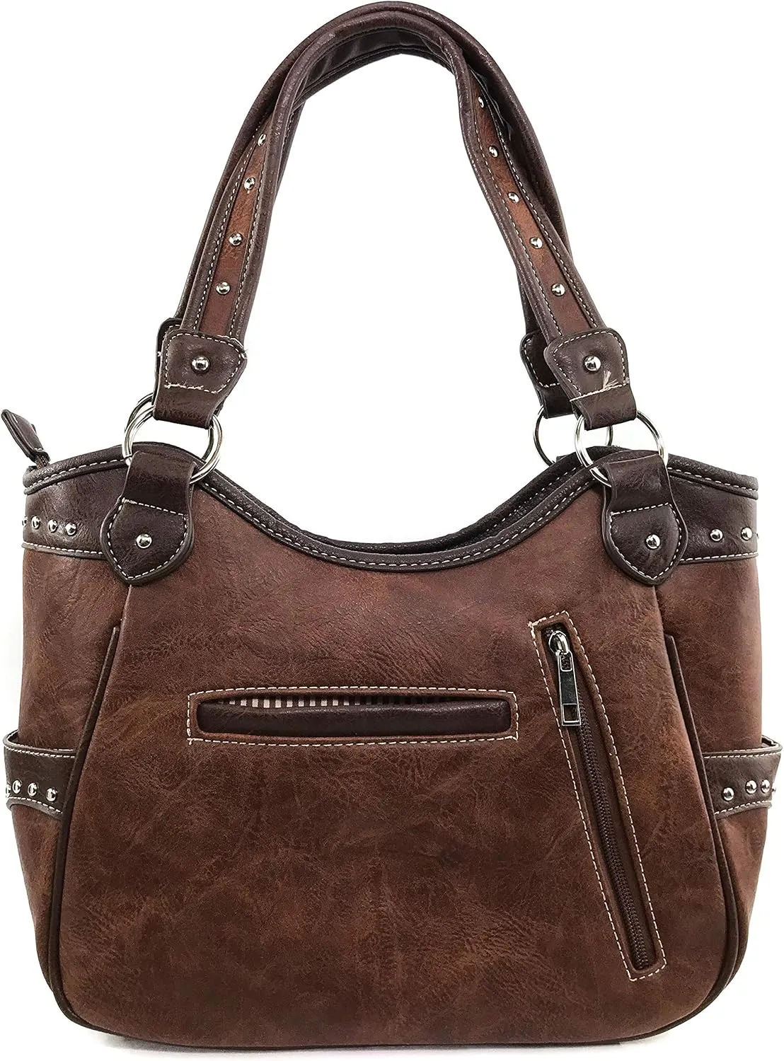 Zelris Faith Love Hope Cross Angel Wing Women Conceal Carry Women Tote Purse