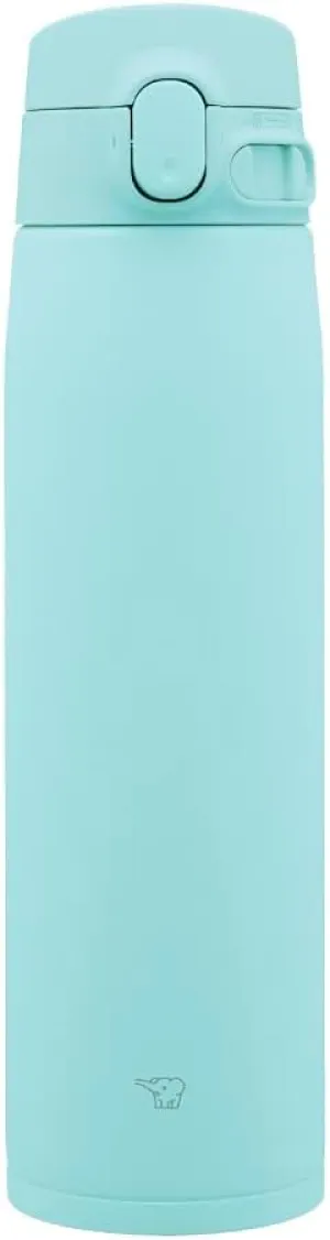 Zojirushi SM-VA72-AM Water Bottle, One-Touch Stainless Steel Mug, Seamless, 24.3 fl oz (720 ml), Mint Blue