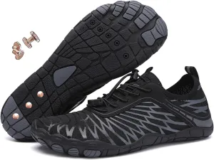 Zureto Grounding Shoes, Grounding Shoes with Copper, Hike Barefoot Footwear Waterproof Trail Running Women Mens