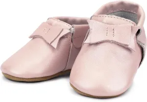 Zutano Unisex Baby Leather Moccasins, Slip Resistant, Soft-Sole Stay On Baby Shoes